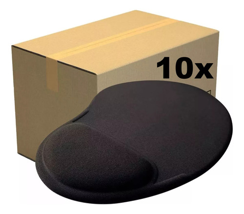 10x Mouse Pad Ergonômico Com Apoio De Pulso Macio - Atacado
