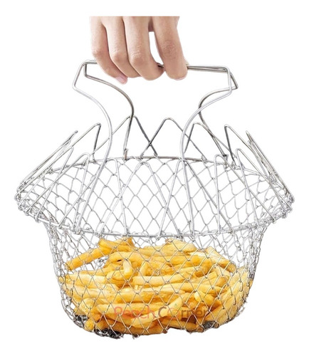 Cesta De Acero Inoxidable Para Freir