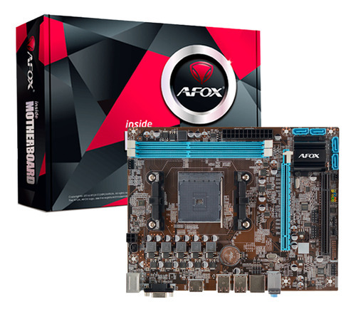 Placa Mãe Afox A88: 2xddr3, Vga, Hdmi, Lan