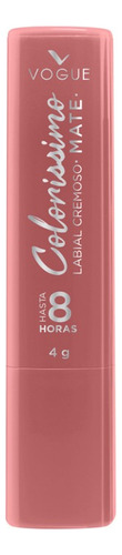 Labial Vogue Colorissimo Mate Cremoso Larga Duración 4gr Color Lychee Fresco