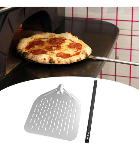 Peel De Pizza Perforada Con Agujeros Utensilios 16 Pulgadas