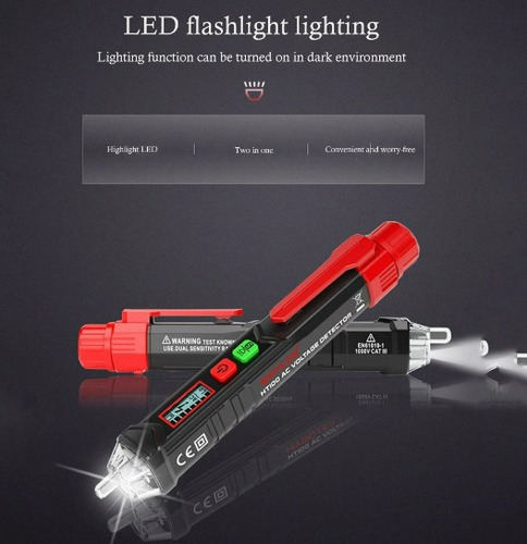 Tester Sensor Detector Lapiz Voltaje 12v-1000 V Led Light