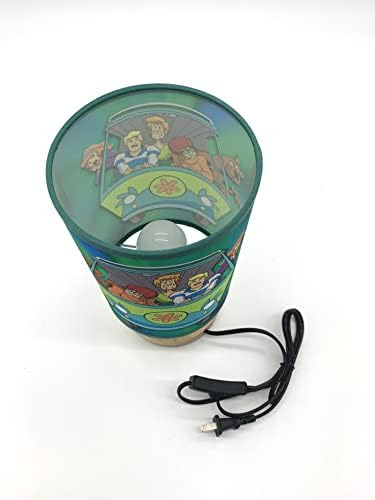 Scooby Scoob - Lámpara De Mesa Con Base De Madera, Decoració