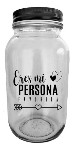 Alcancia Vidrio Con Tapa Personalizada Amor Parejas R55