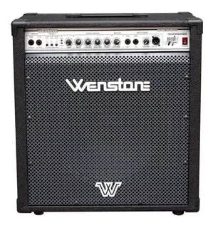 Amplificador Wenstone BE-1200 Transistor para bajo de 120W color negro 220V