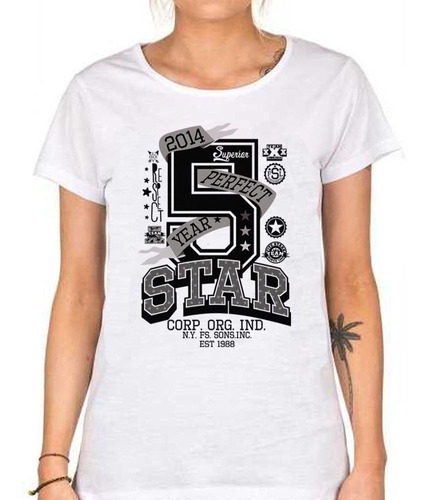 Remera De Mujer Perfect Year Star