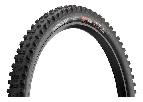 Neumático para bicicleta Maxxis Shorty 27.5, 27,5 x 2,40 W, Kevlar, 3 cg/dh/tr, color negro