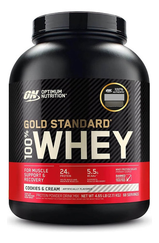 Optimum Nutrition Gold Standard 100% Whey Proteína 4.65 Lb