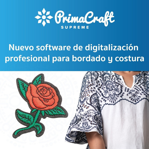 Software De Bordado Y Digitalización Prime Craft Supreme