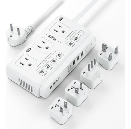 Adaptador Convertidor De Voltaje 220v A 110v Para Viaje