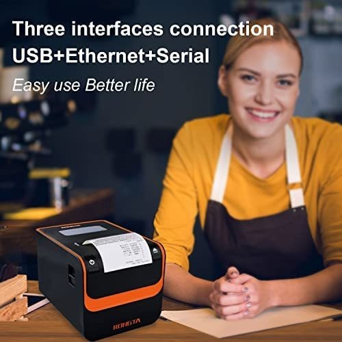 Impresora De Etiquetas Portátil Bluetooth Rongta Negro