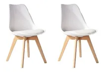 Comprar Silla de comedor Flia. HDC Group HDC Group Tulip color blanco x 2 unidades