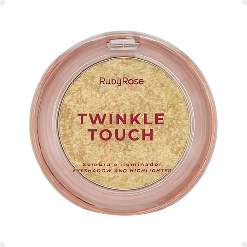 Sombra E Iluminador Ruby Rose Twinkle Touch Golden Daze