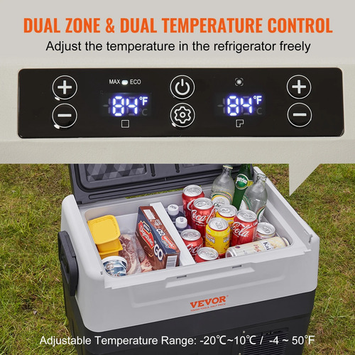 Refrigerador Portátil Dual Zone 45 Lt. 12/24v Dc,110-240v Ac