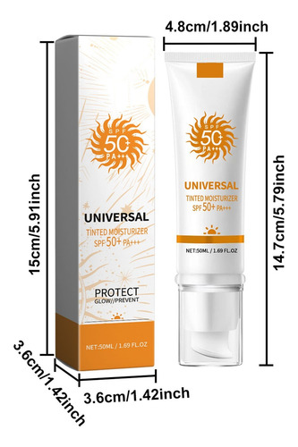 Protector Solar Blanqueador, Iluminador Y Aislante W, Transp