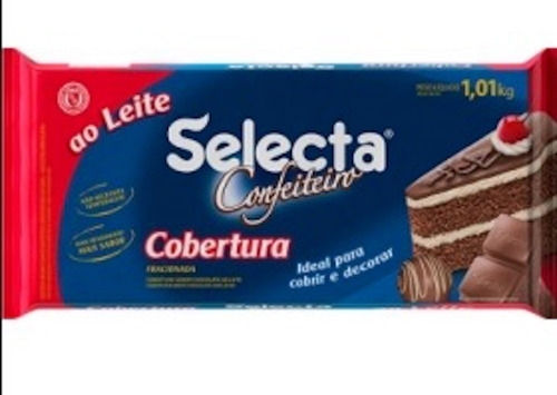 Chocolate Con Leche Cobertura Confitero Selecta 1 Kg.