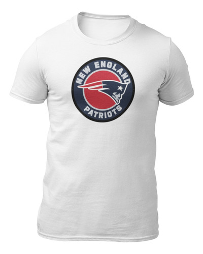 Playera De New England Patriots Nfl Logo Círculo