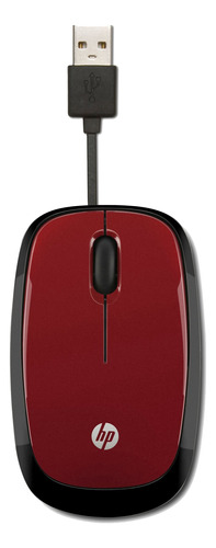 Mouse mini HP  X1250 rojo