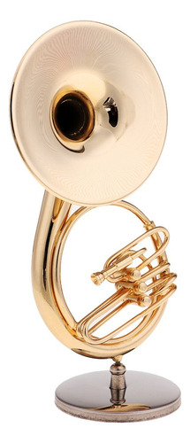 Instrumento De Viento De Latón Sousaphone Escala 1/6 Con