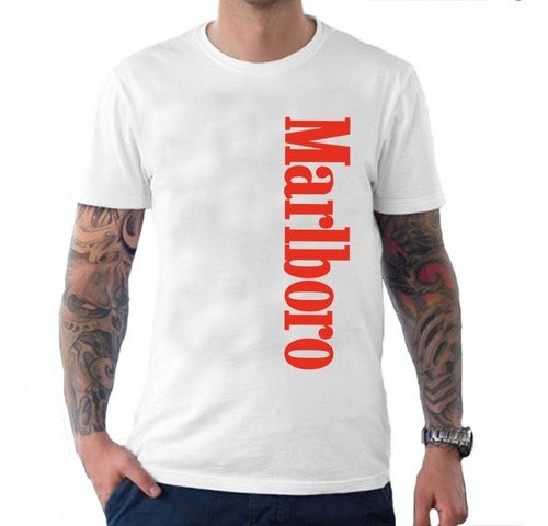 Camiseta Masculina Axl Rose Marlboro - 100% Algodão