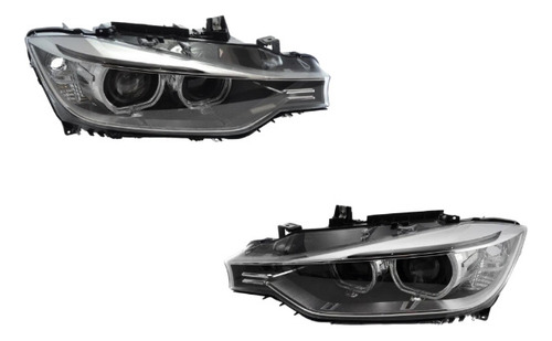 Par Faros Bmw Serie 3 2013 2014 2015 Xenon Y Leds