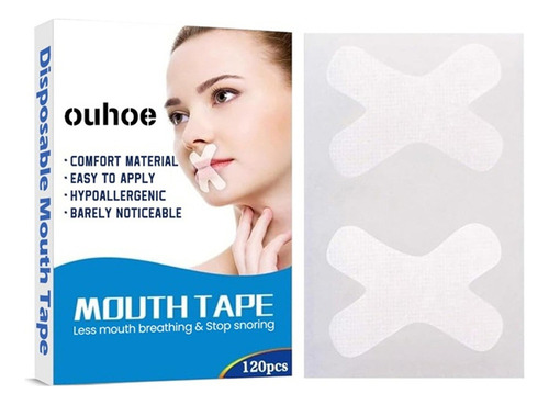. Fita Bucal Macia E Transparente, Fácil De Remover