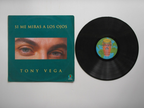 Lp Vinilo Tony Vega Si Me Miras A Los Ojos Ed Colombia 1994