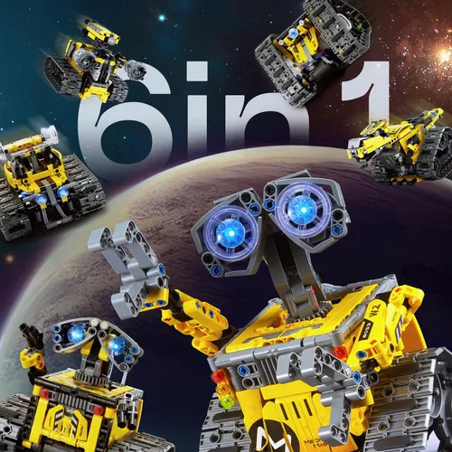 Sillbird Kit De Robot Stem 6 En 1 Para Niños De 8 A 13 Años