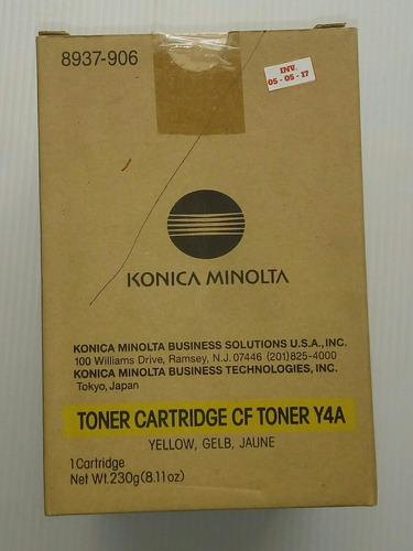 Toner Minolta Cf2002 Cfm4a 8937-907 Magenta /yellow 8937-906