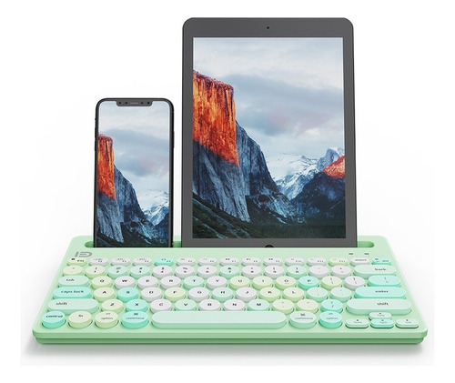 Teclado Inalámbrico Con Bluetooth Para iPad Android Pc