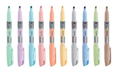 Set X 10 Colores Pastel De Resaltador Filgo Fine Novedad