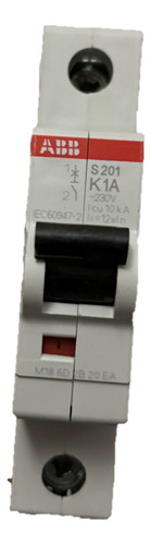 2cds251001r0427 S201-k10 Interruptor 10a 1 Polo Curva K Abb