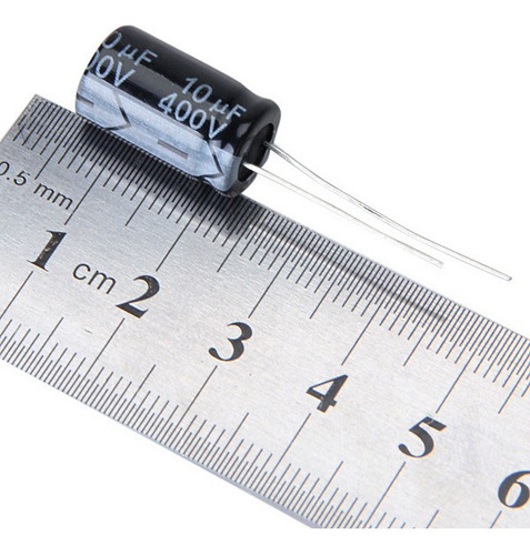 10pcs 400v 10uf Condensador Electrolítico De Baja