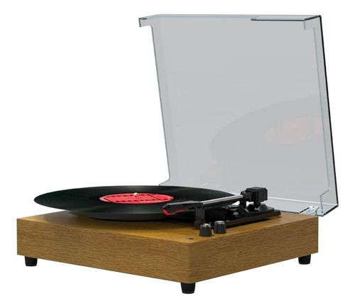 Reproductor De Discos De Vinilo Portátil Retro Con Bluetooth