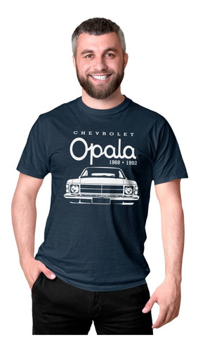 Camiseta Masculina Opala 1968 - 1992 Gm Camisa Carro Antigo