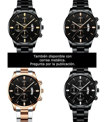 Reloj Nuevo Original Con Fechador Moda Accesorios Hombre