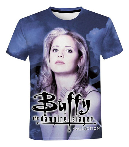 Playera Estampada Con Gráficos De Buffy The Vampire Slayer