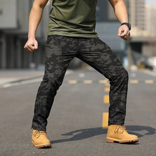 Pantalón Táctico Militar Para Hombre  Pierna  Cargo  Estilo