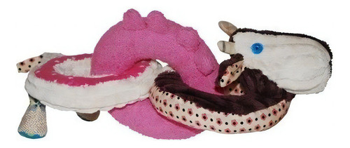 Muñeco De Peluche Aro Actividad Vaca Milkos Deglingos