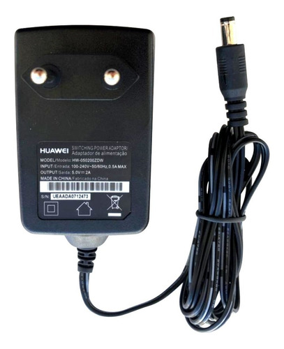 Imagem 2 de 4 de Fonte 5v 1a 2a Plug P4 Huawei Modem Roteador Uso Geral
