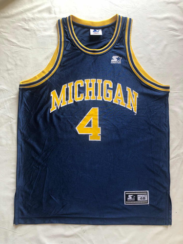 Jersey Vintage Starter Chris Webber Michigan Wolverines Ncaa