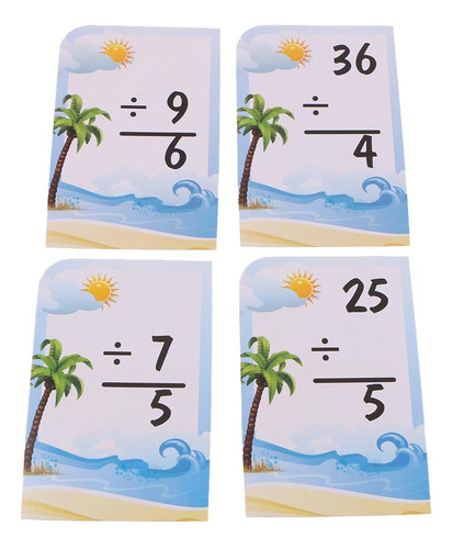 Tarjetas Didácticas De Matemáticas De Primaria 3 Piezas