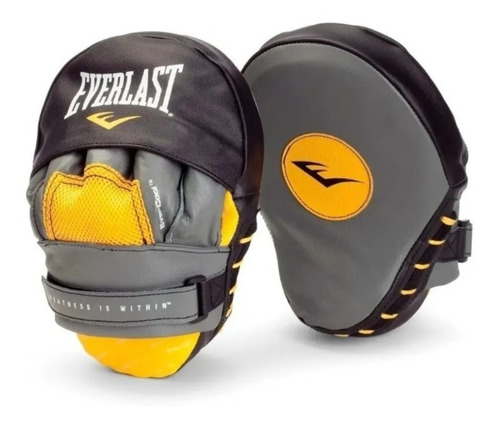 Par Manoplas Golpeo Curvas Piel Mantis - Everlast Fpx