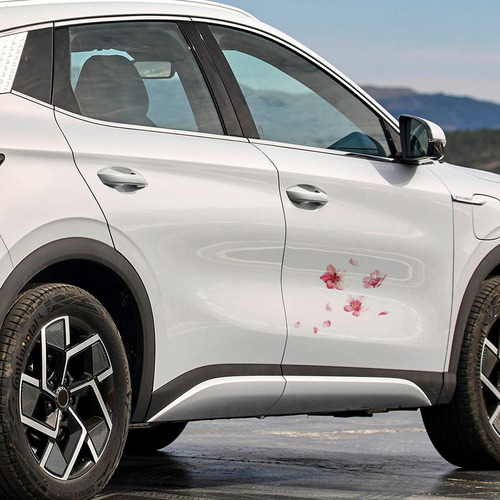 Wv Calcomanías De Flores De Cerezo Para Automóviles
