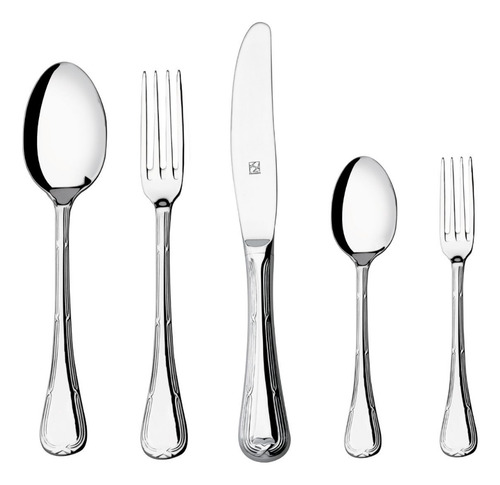 Faqueiro Aço Inox 18/10 Estojo C/ 30 Peças Croise Hercules