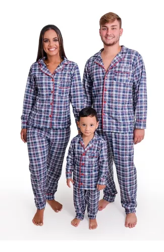 Kit Família Pijama Minha Família É Mais Legal 2 Peças