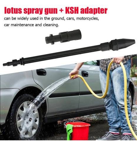 Varita Giratoria Con Punta De Boquilla Turbo Para Karcher K2