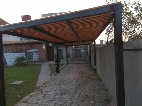 Pergolas Y Techos De Madera Y Hierro ,techo De Policarbonato