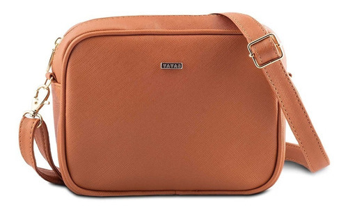 Cangurera Bolsa Crossbody Correa Ajustable Camel Yayas Diseño de la tela Liso