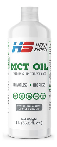 Mct Oil 1 Lt Hero Sport Sabor Sin sabor